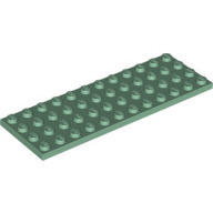 Lego destička 4x12, pískově zelená (6353402)